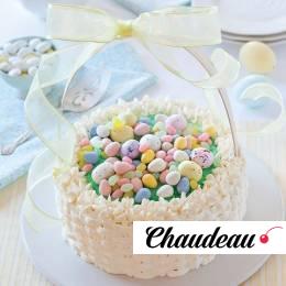 Праздничный торт «Пасхальная корзинка»