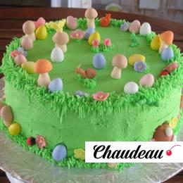 Праздничный торт «Пасхальная поляна» на заказ
