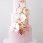 Торт с цветами «Венок орхидей» на заказ