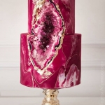 Свадебный торт с кристаллами «Рубин» на заказ