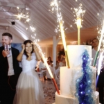 Свадебный торт с кристаллами «Волшебство» на заказ