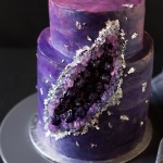 Свадебный торт с кристаллами «Вселенная» на заказ