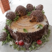 Торт праздничный «Ежики» на заказ