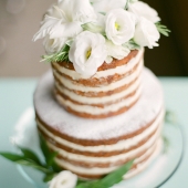 Открытый торт «Белоснежный наряд» на заказ