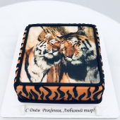 Торт праздничный «Амурский тигр» на заказ