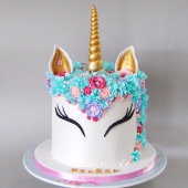 Торт праздничный «Весенний единорог» на заказ