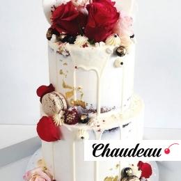 Торт с цветами «Счастливая свадьба» на заказ