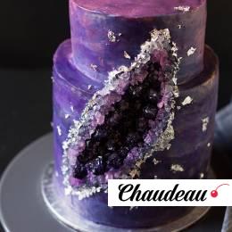 Свадебный торт с кристаллами «Вселенная» на заказ