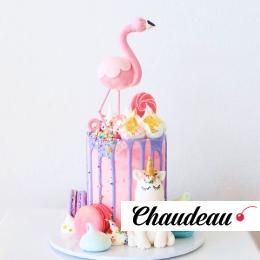 Торт праздничный «Единорог и фламинго» фото 1 Торт праздничный «Единорог и фламинго» на заказ