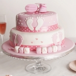 Детский торт «Розовые пяточки» на заказ