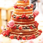 Открытый торт «Лепестки роз» фото 1 Открытый торт «Лепестки роз» на заказ