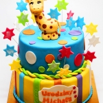 Детский торт «Жирафик» на заказ
