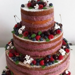 Открытый торт «Дары леса» на заказ