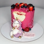 Торт Единорожка-обжора №12