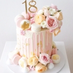 Торт с цветами «Весенняя свежесть» на заказ