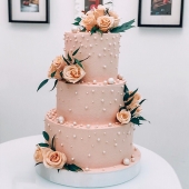 Торт с цветами «Романтика» на заказ
