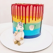 Торт Единорожка-обжора №1 на заказ