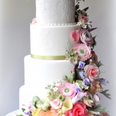 Торт с цветами «Восторг» на заказ