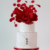 Торт с цветами «Маки» на заказ