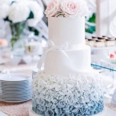 Торт с цветами «Свадебный» на заказ