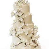 Торт с цветами «Самый важный день»