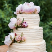 Торт с цветами «Свадебный букет»