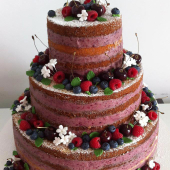 Открытый торт «Дары леса» на заказ