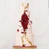 Торт с цветами «Сладкая свадьба» на заказ