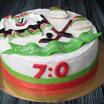 Торт «Хоккеист 7:0» на заказ