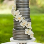 свадебный торт с орхидеями