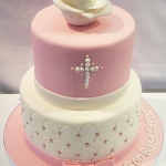 торт на крестины девочки