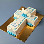 торт на крестины для мальчика