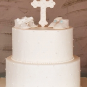 торты на крестины двойняшек