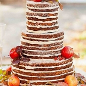 торт открытый на свадьбу