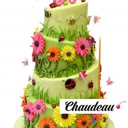 детский торт с фруктами