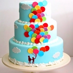 Детский торт «Воздушные шары» на заказ