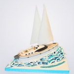 Торт праздничный «Парусник»