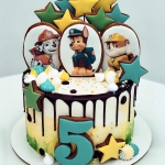 Торт для девочек «Щенки»