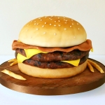 Торт праздничный «Гамбургер» на заказ