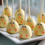 Пасхальные кейк попсы «Цыплята» на заказ