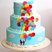Детский торт «Воздушные шары» на заказ