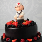 Праздничный торт для врача на заказ