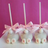 Пасхальные кейк попсы «Кролик ищет морковку» на заказ