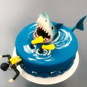 Праздничный торт «Рыбак» на заказ