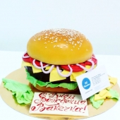 Торт праздничный «Фастфуд» на заказ