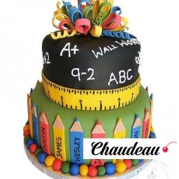 Детский торт «Школа» на заказ