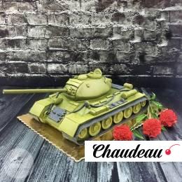 Праздничный торт «Танк» фото 1 Праздничный торт «Танк» на заказ
