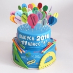 Торт на выпускной «11 класс» на заказ