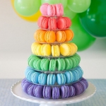 Макаруны на день рождения «Радуга» на заказ