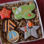 Набор имбирных пряников «За Родину» на заказ